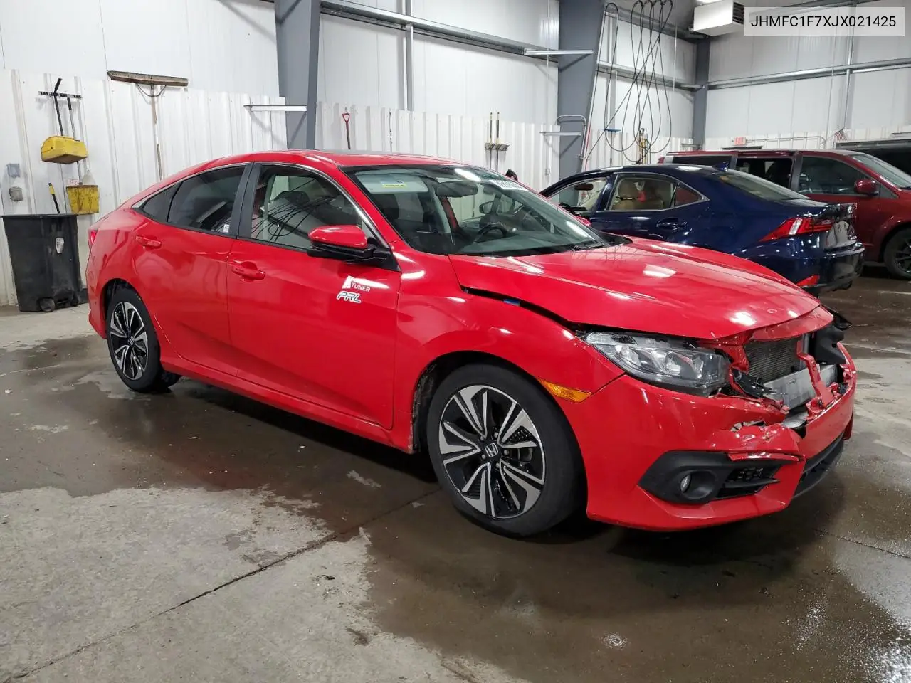 JHMFC1F7XJX021425 2018 Honda Civic Exl
