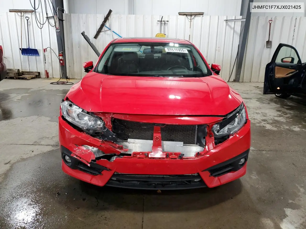 JHMFC1F7XJX021425 2018 Honda Civic Exl