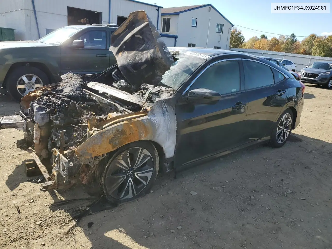 JHMFC1F34JX024981 2018 Honda Civic Ex