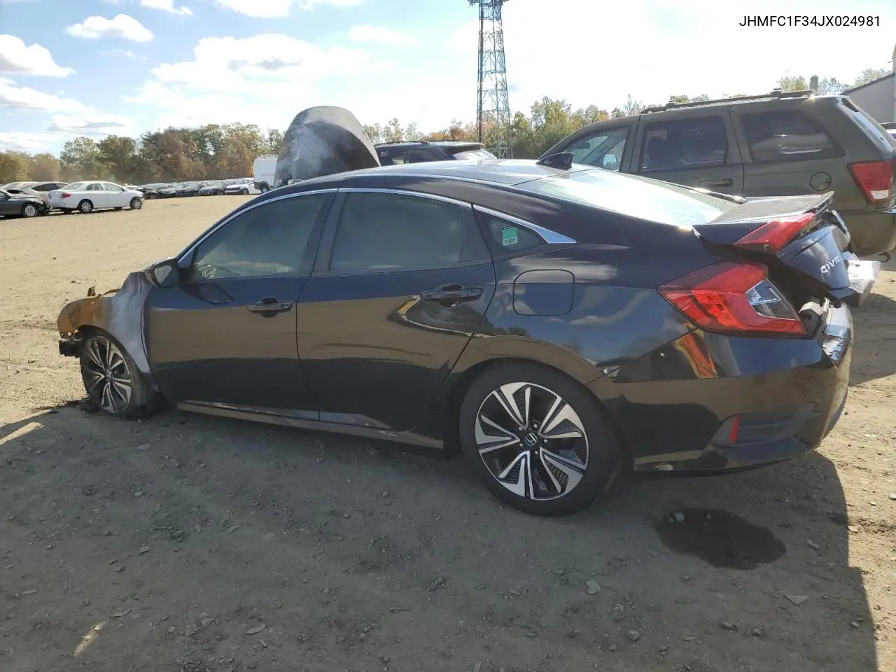 JHMFC1F34JX024981 2018 Honda Civic Ex