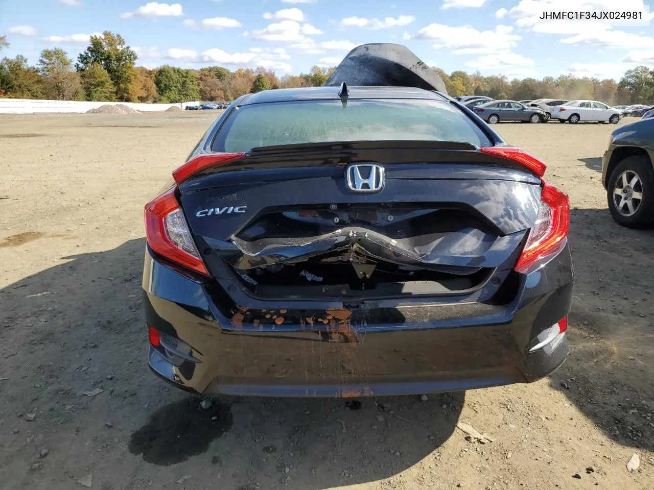 JHMFC1F34JX024981 2018 Honda Civic Ex