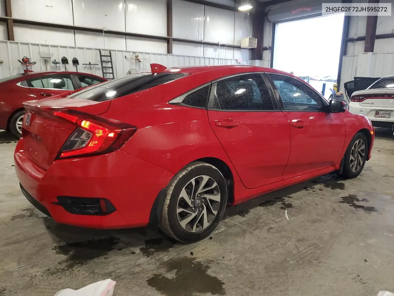2HGFC2F72JH595272 2018 Honda Civic Ex