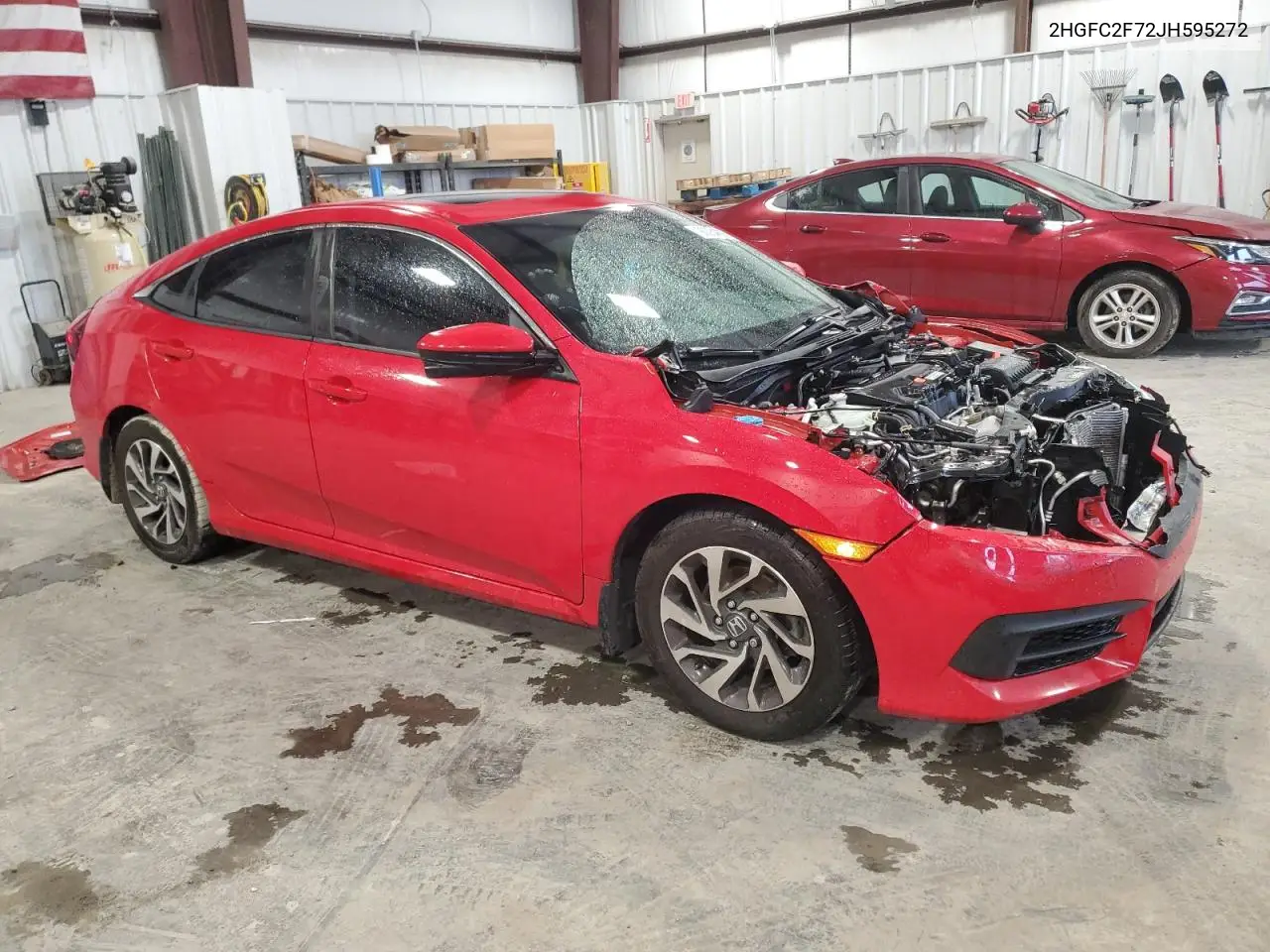 2HGFC2F72JH595272 2018 Honda Civic Ex