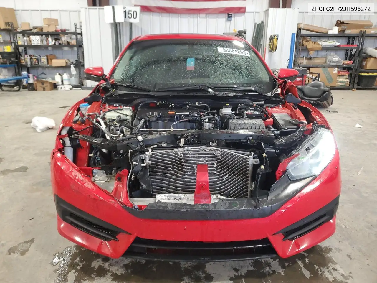 2HGFC2F72JH595272 2018 Honda Civic Ex