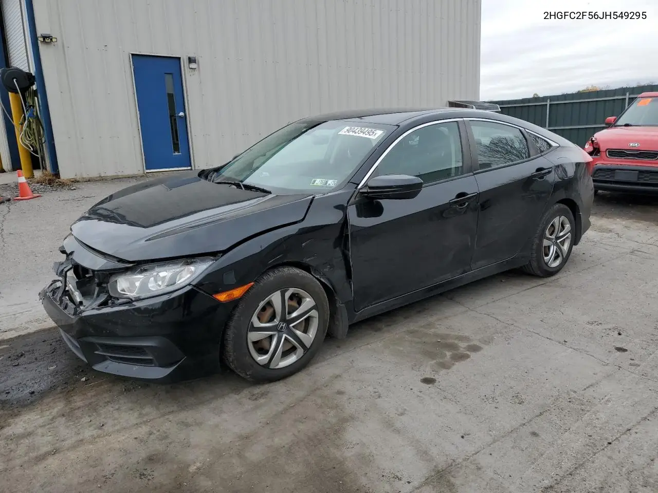 2HGFC2F56JH549295 2018 Honda Civic Lx