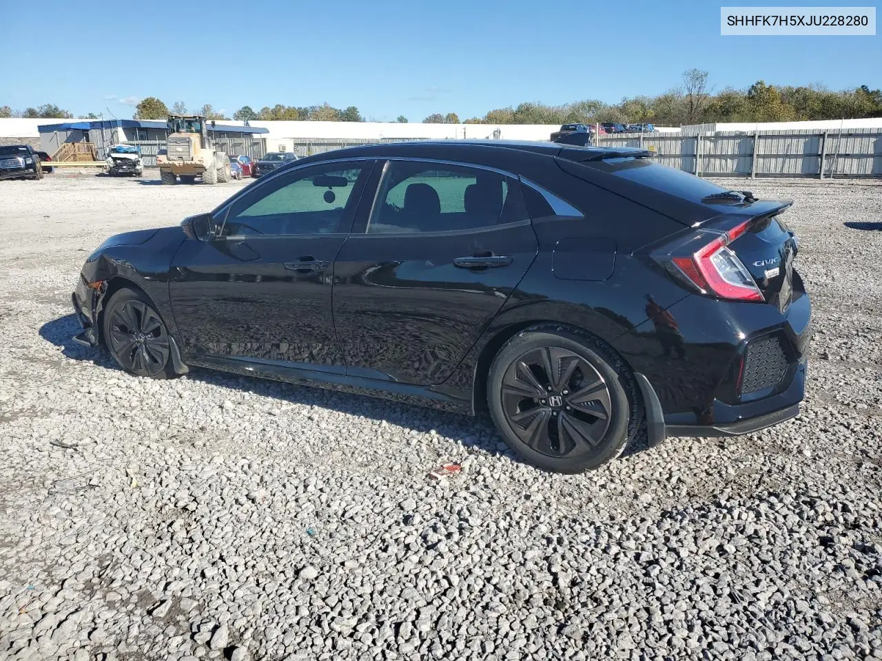 SHHFK7H5XJU228280 2018 Honda Civic Ex
