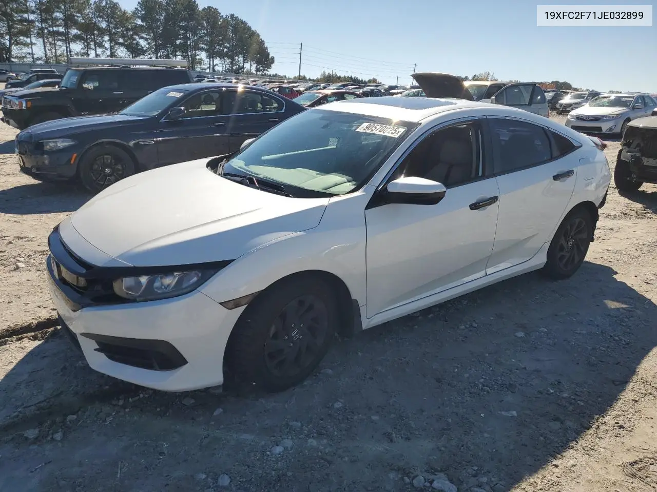 19XFC2F71JE032899 2018 Honda Civic Ex