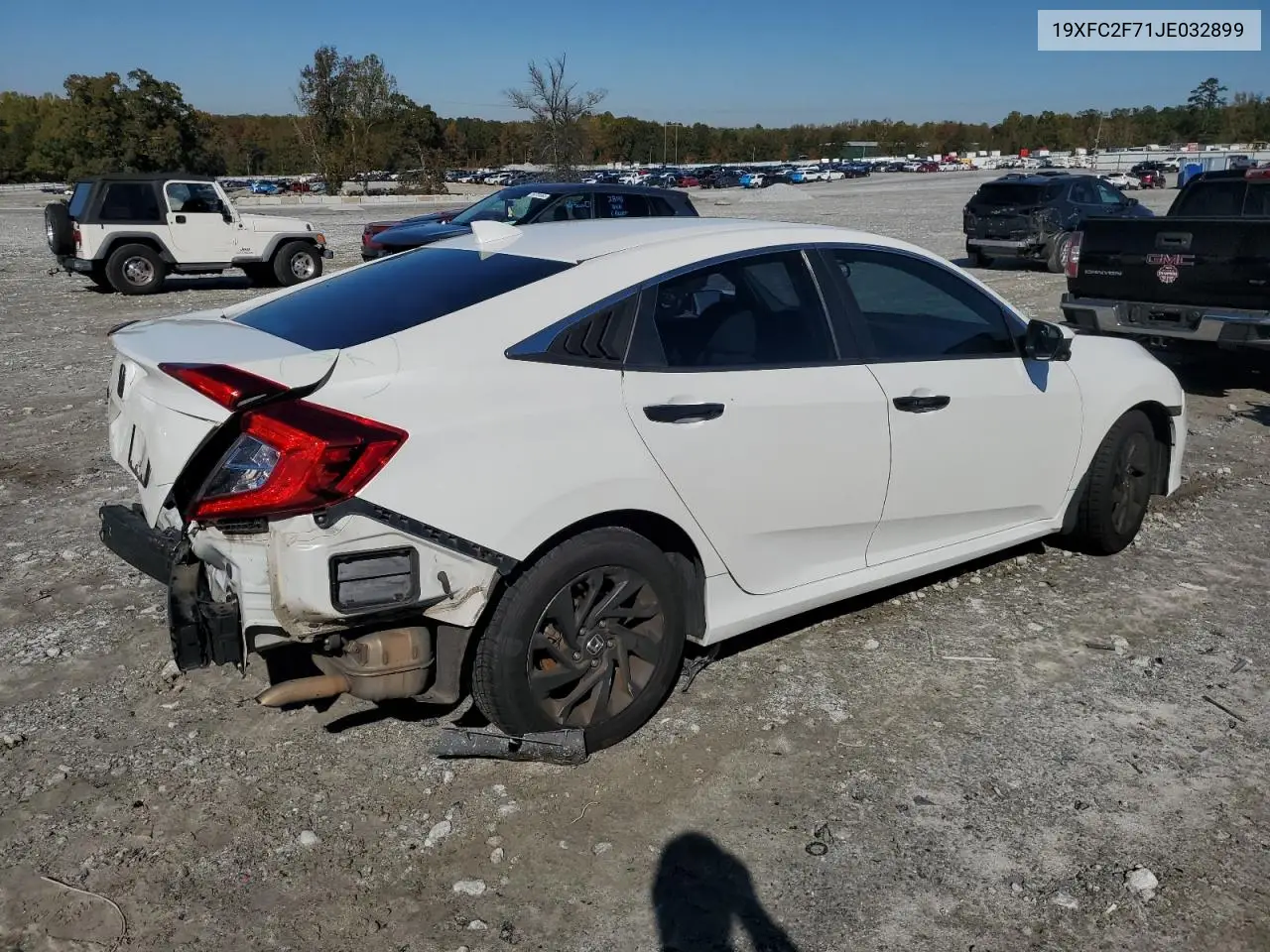 19XFC2F71JE032899 2018 Honda Civic Ex