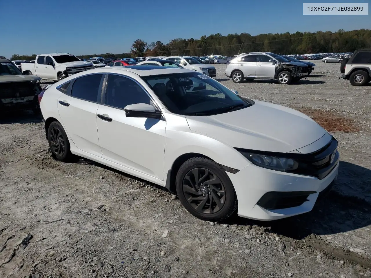 19XFC2F71JE032899 2018 Honda Civic Ex