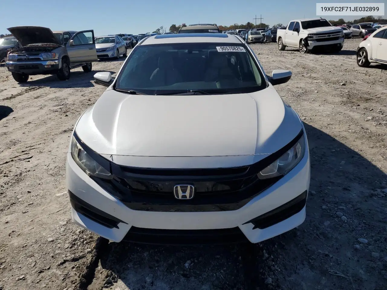 19XFC2F71JE032899 2018 Honda Civic Ex