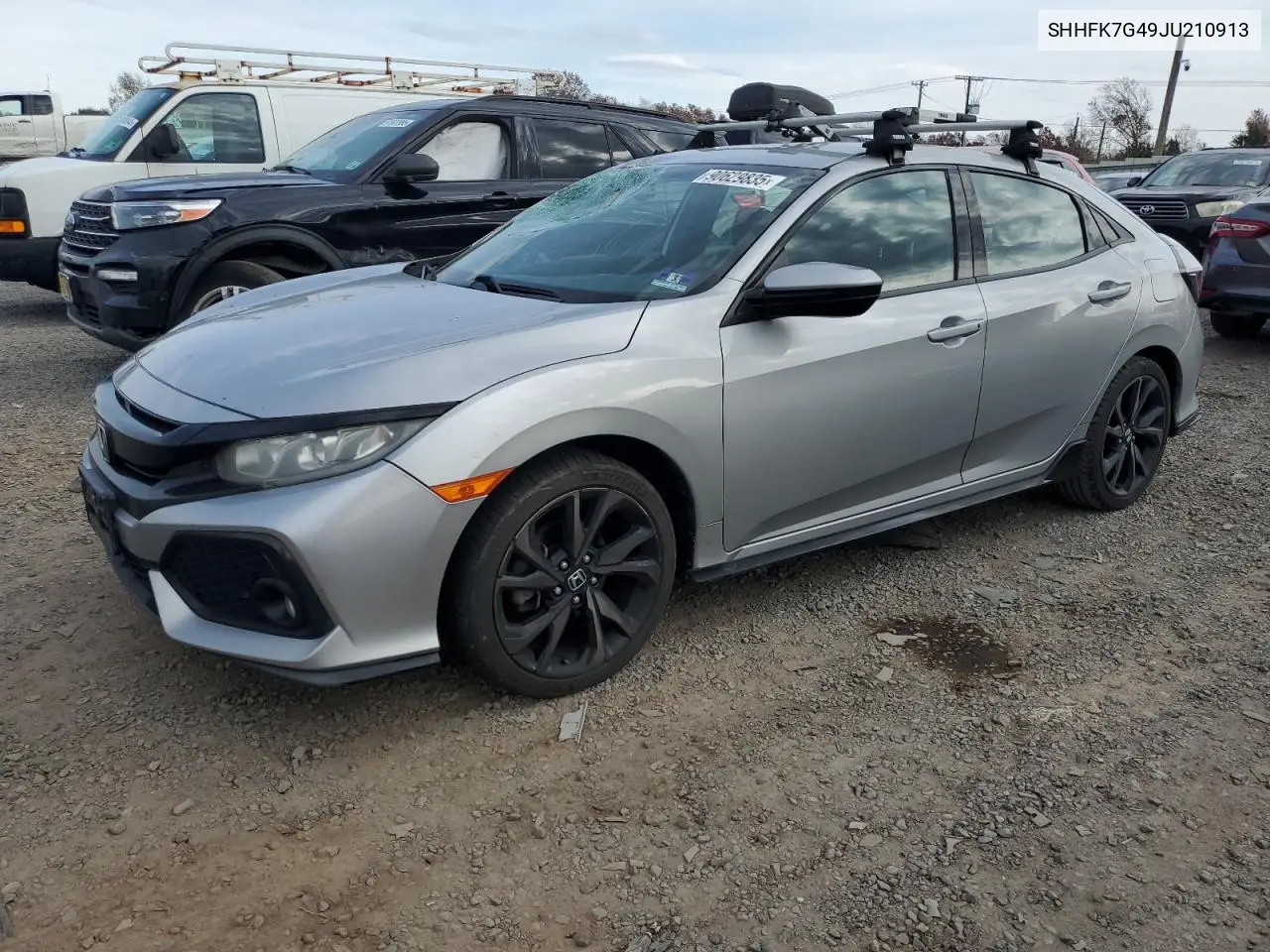SHHFK7G49JU210913 2018 Honda Civic Sport