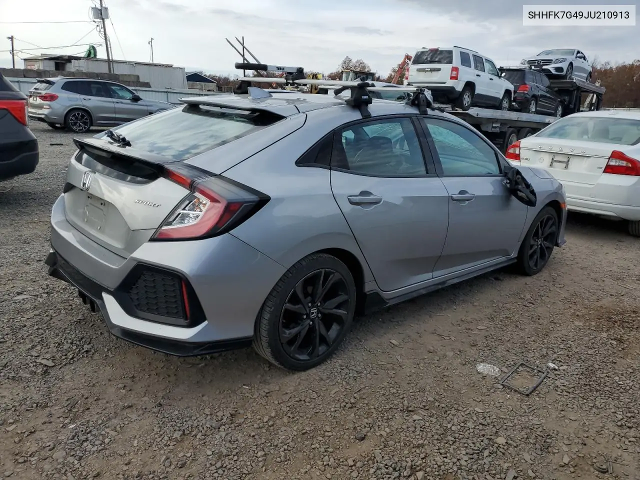 SHHFK7G49JU210913 2018 Honda Civic Sport