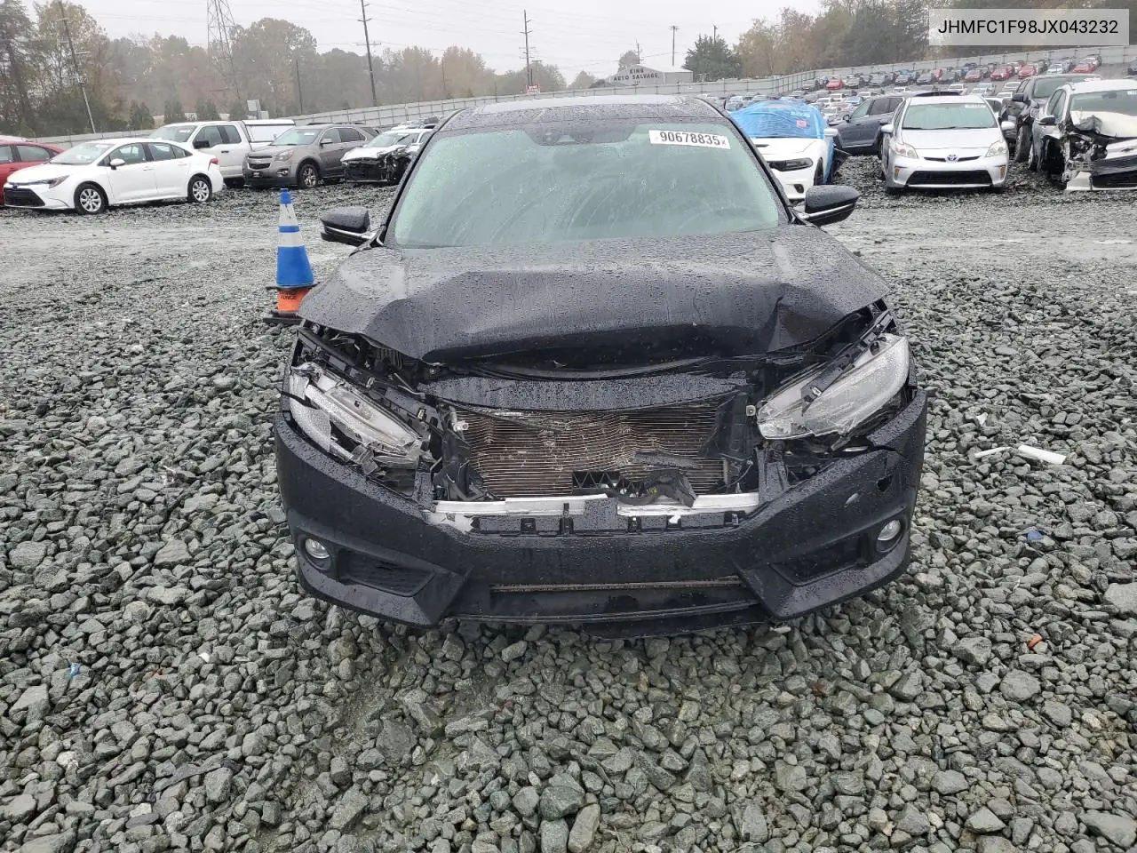 JHMFC1F98JX043232 2018 Honda Civic Touring
