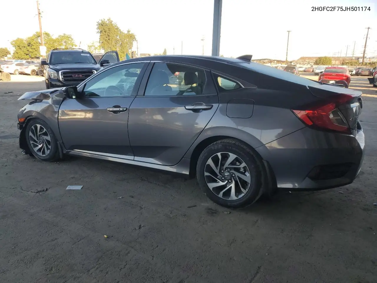 2HGFC2F75JH501174 2018 Honda Civic Ex