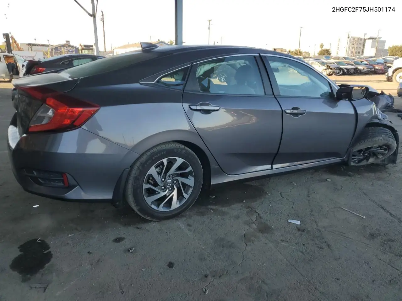 2HGFC2F75JH501174 2018 Honda Civic Ex