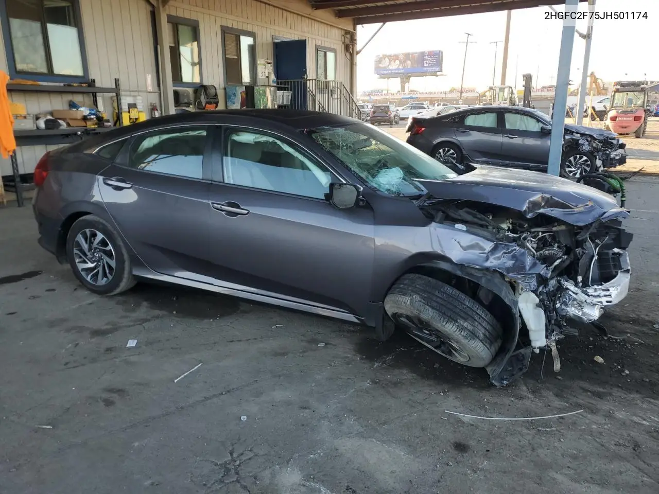 2HGFC2F75JH501174 2018 Honda Civic Ex
