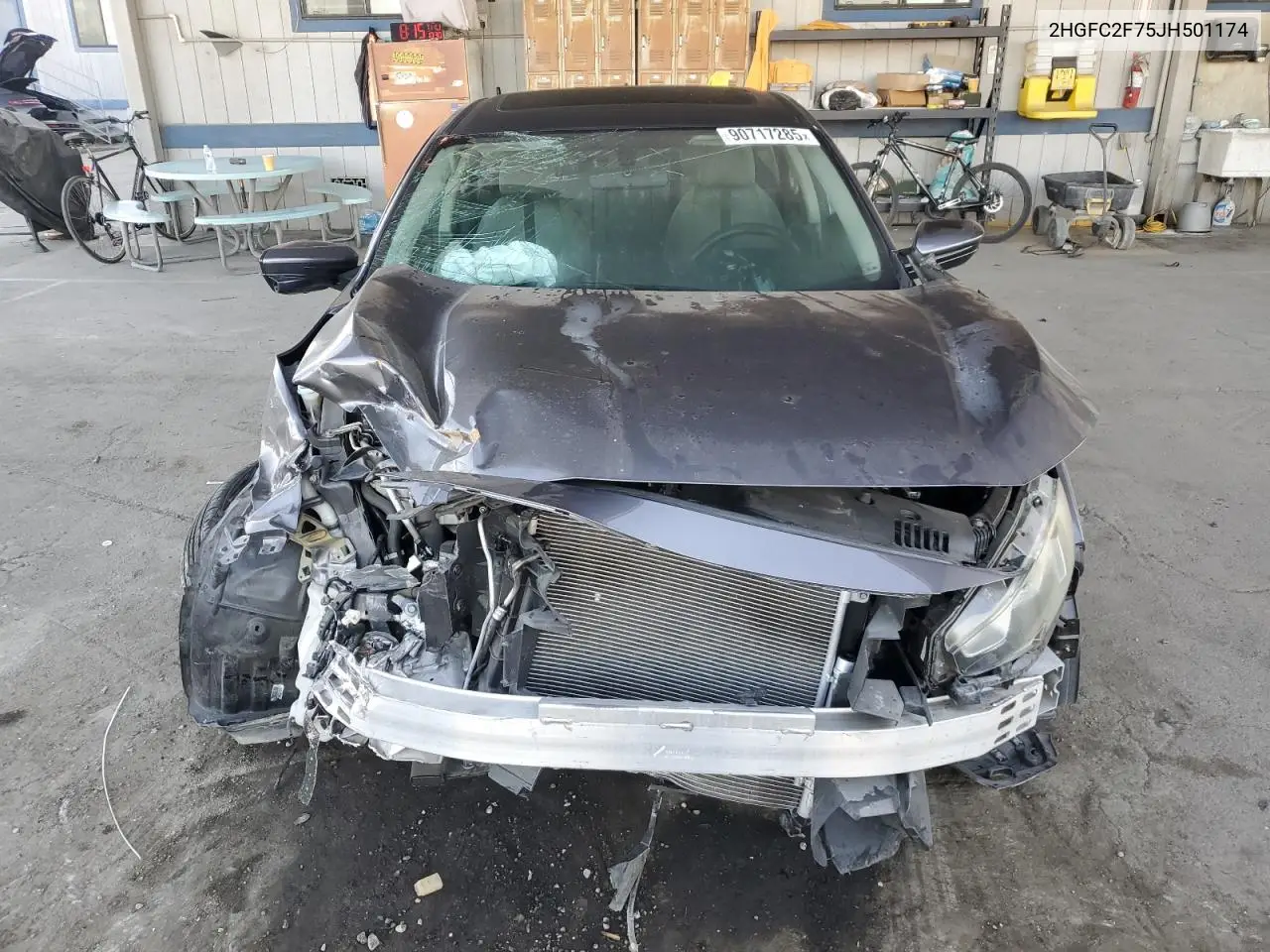 2HGFC2F75JH501174 2018 Honda Civic Ex