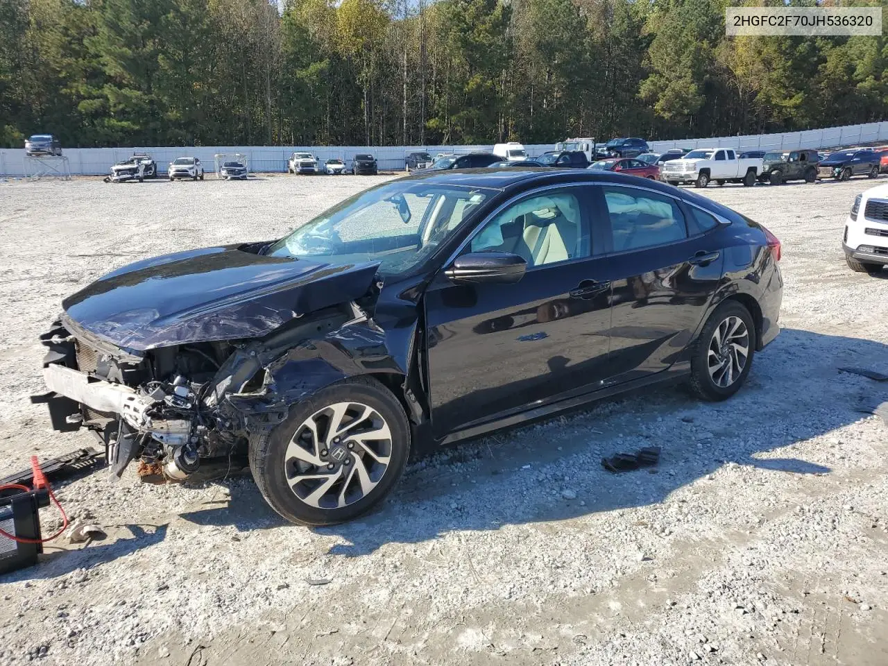 2HGFC2F70JH536320 2018 Honda Civic Ex