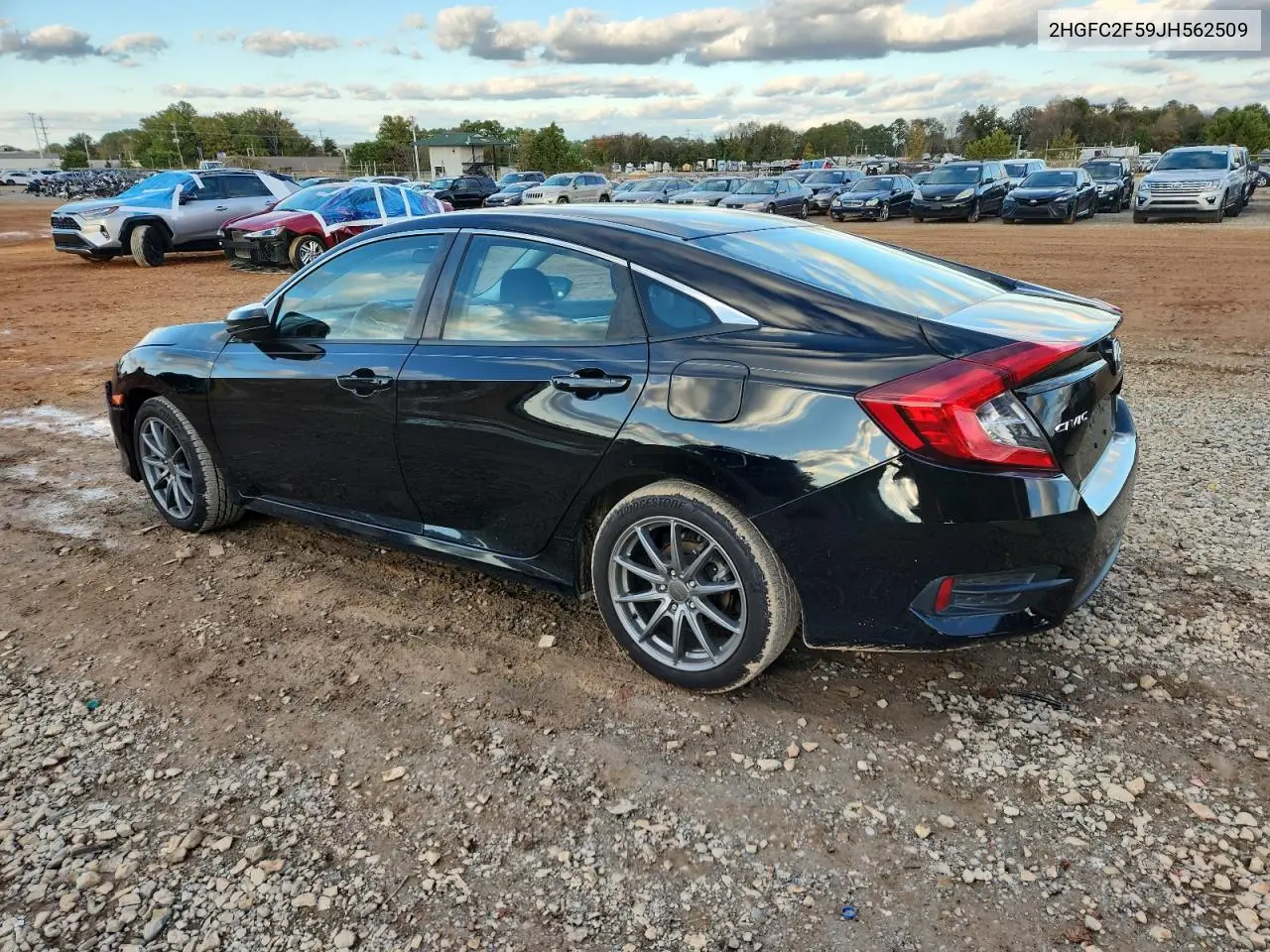2HGFC2F59JH562509 2018 Honda Civic Lx