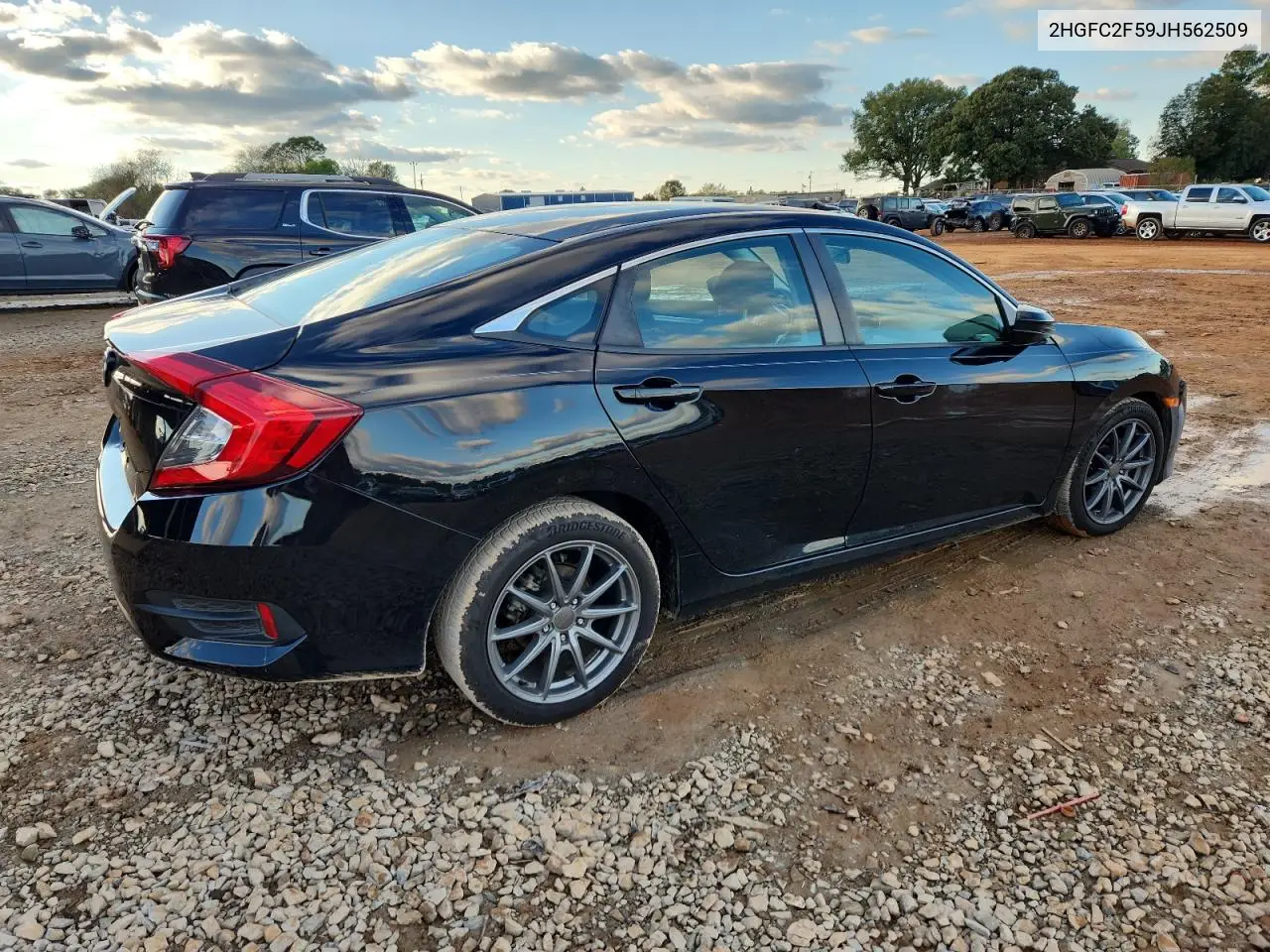 2HGFC2F59JH562509 2018 Honda Civic Lx