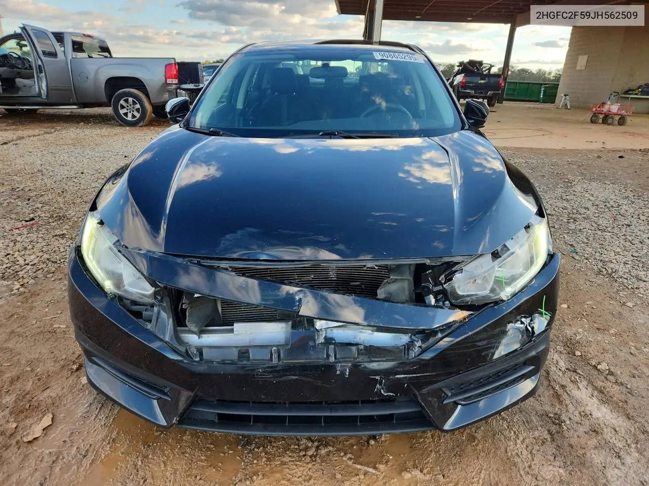 2HGFC2F59JH562509 2018 Honda Civic Lx