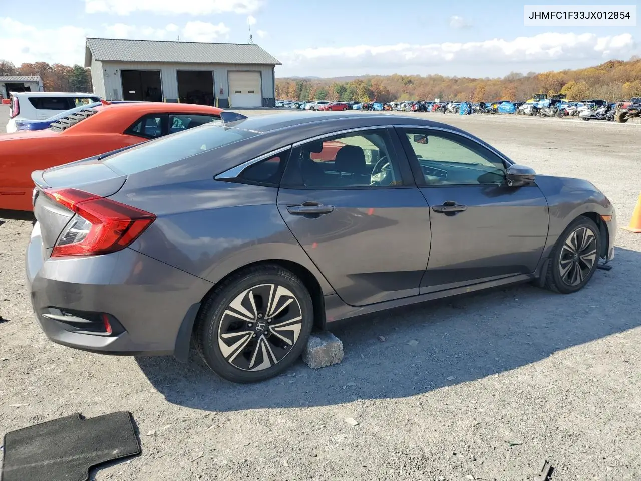 JHMFC1F33JX012854 2018 Honda Civic Ex