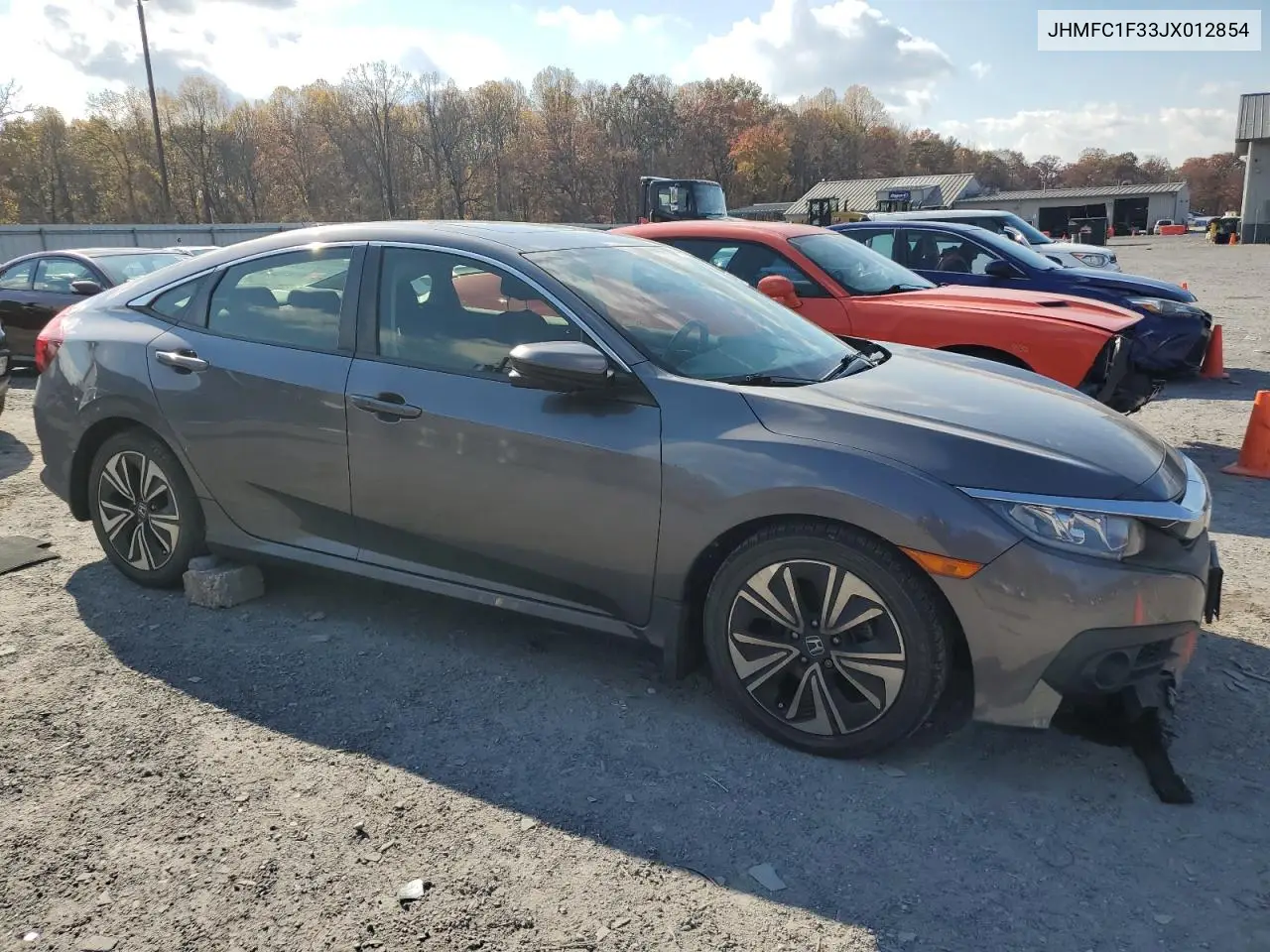 JHMFC1F33JX012854 2018 Honda Civic Ex