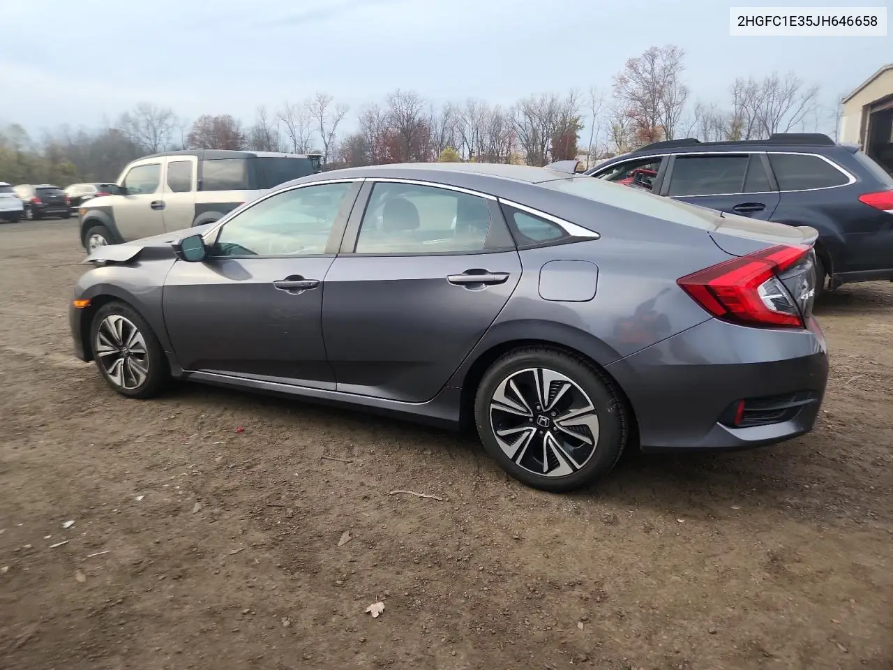 2HGFC1E35JH646658 2018 Honda Civic Ex