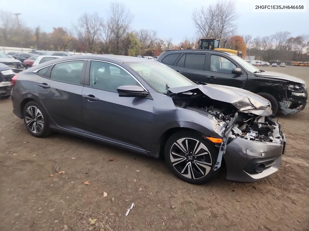 2HGFC1E35JH646658 2018 Honda Civic Ex