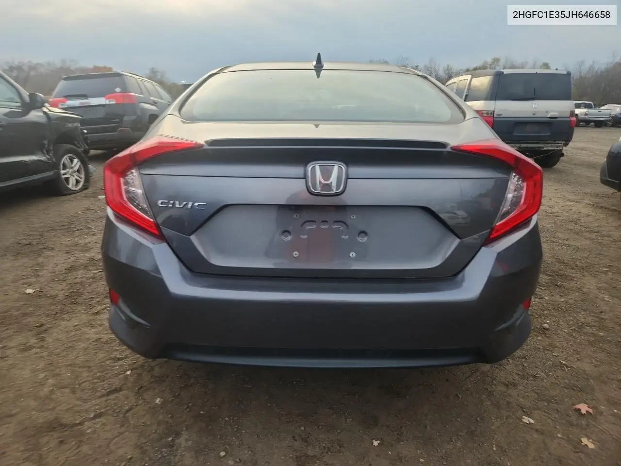 2HGFC1E35JH646658 2018 Honda Civic Ex