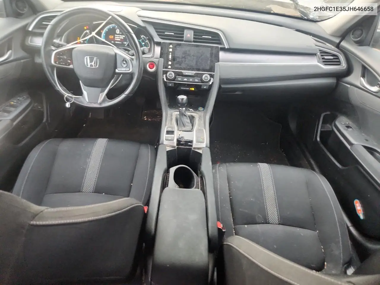 2HGFC1E35JH646658 2018 Honda Civic Ex