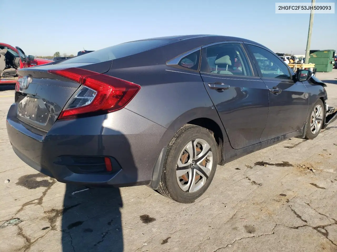 2HGFC2F53JH509093 2018 Honda Civic Lx