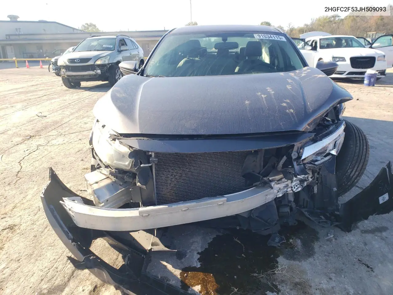 2HGFC2F53JH509093 2018 Honda Civic Lx