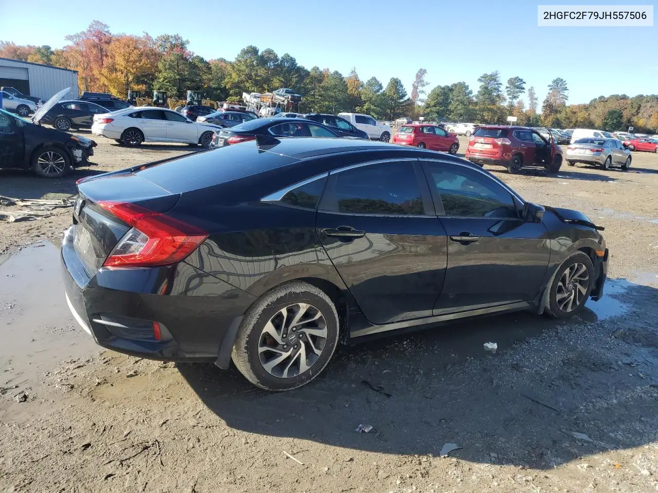 2HGFC2F79JH557506 2018 Honda Civic Ex