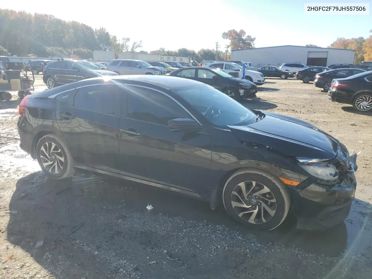 2HGFC2F79JH557506 2018 Honda Civic Ex
