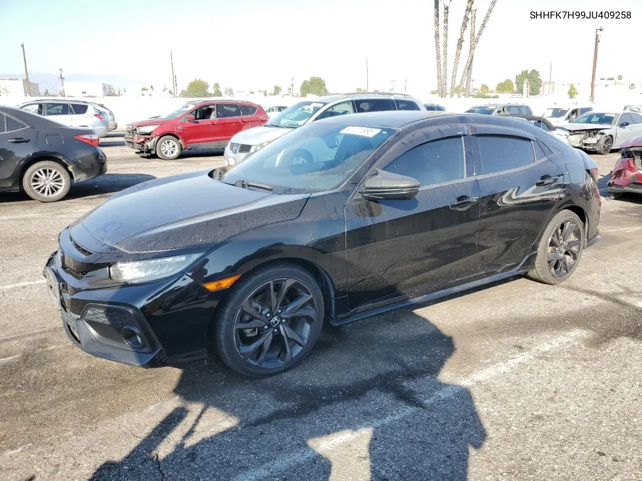 SHHFK7H99JU409258 2018 Honda Civic Sport Touring