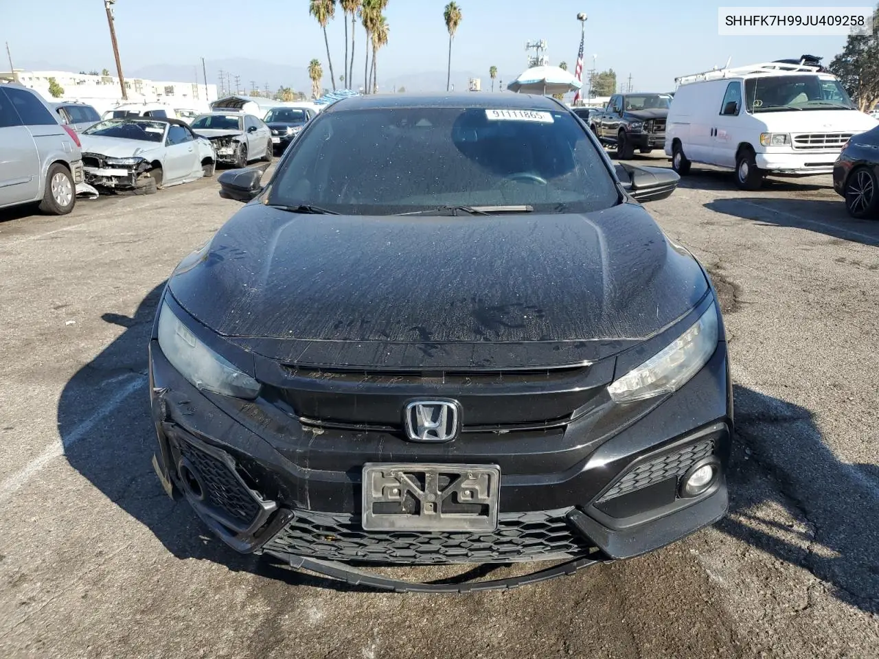 SHHFK7H99JU409258 2018 Honda Civic Sport Touring