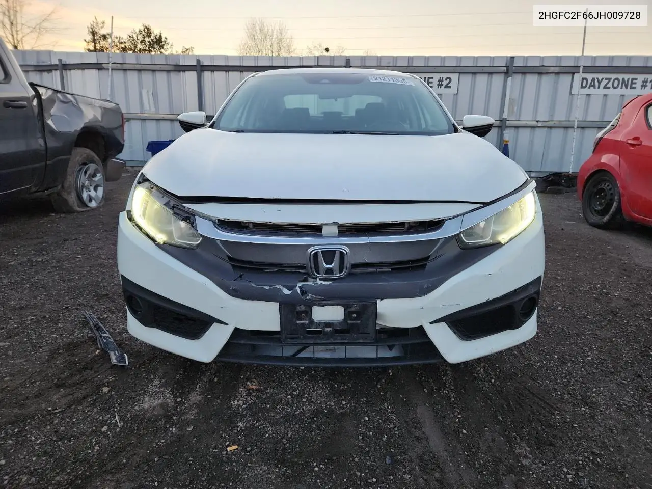 2HGFC2F66JH009728 2018 Honda Civic Lx