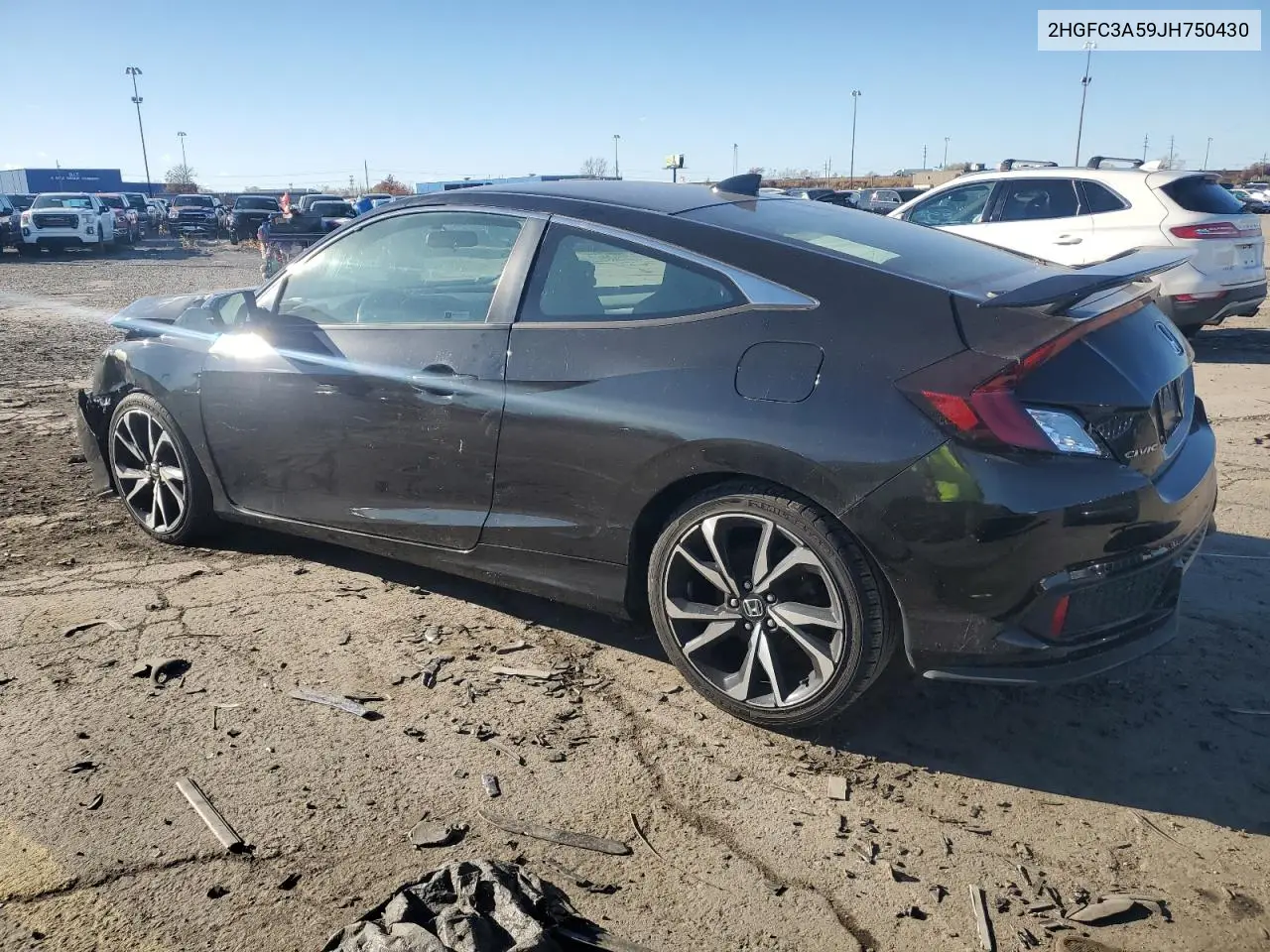 2HGFC3A59JH750430 2018 Honda Civic Si