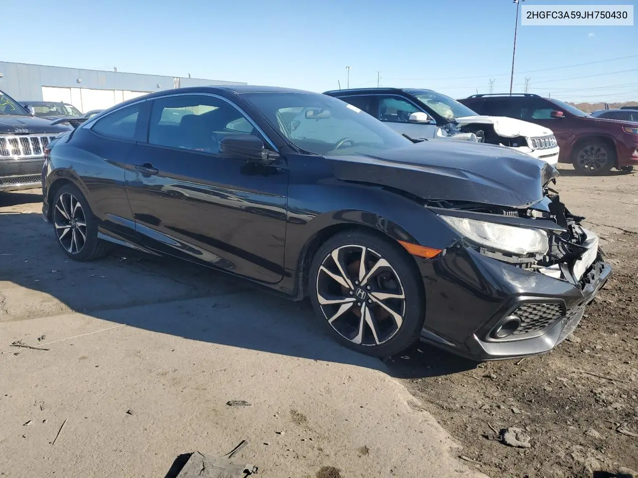 2HGFC3A59JH750430 2018 Honda Civic Si