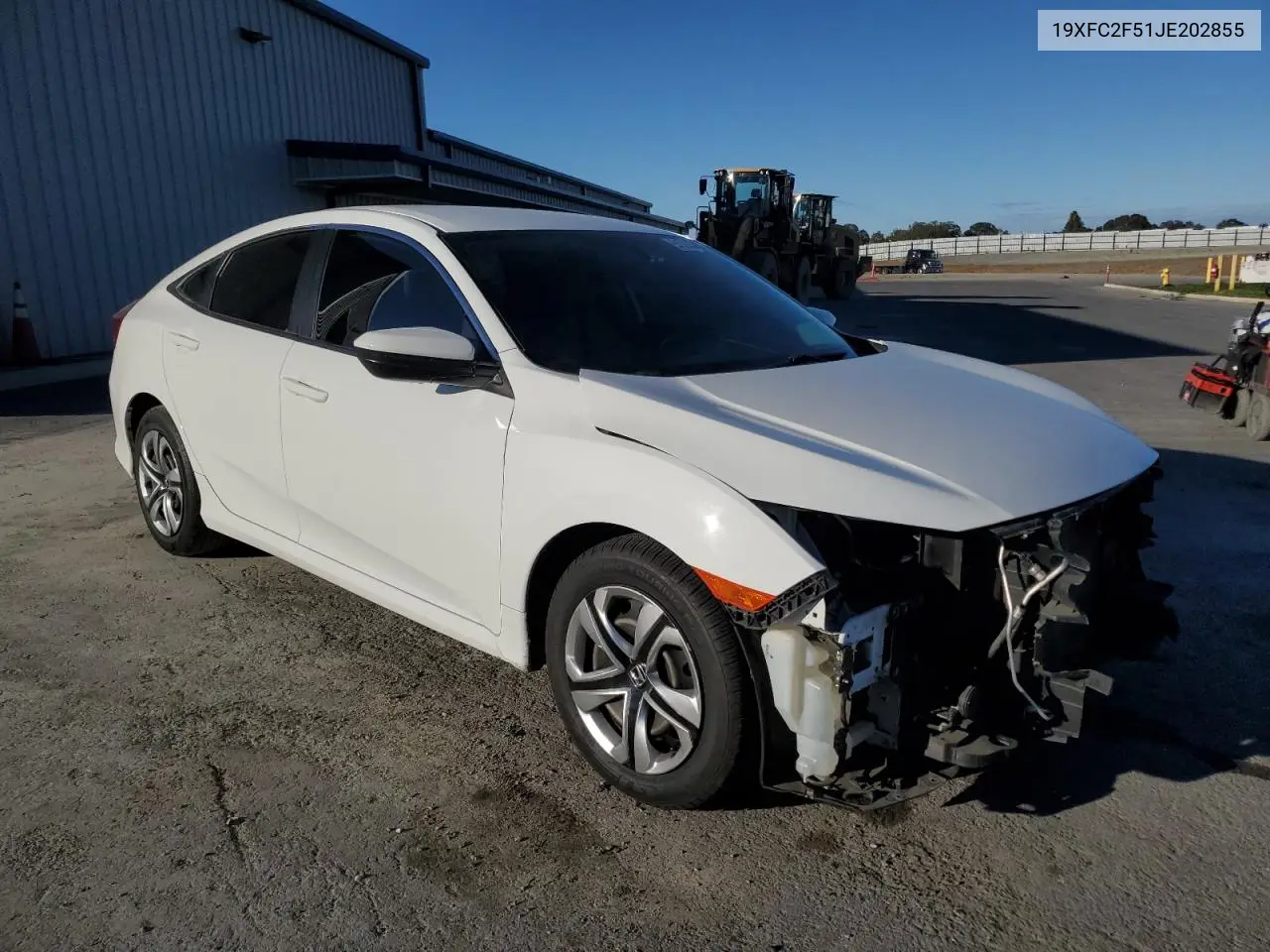 19XFC2F51JE202855 2018 Honda Civic Lx