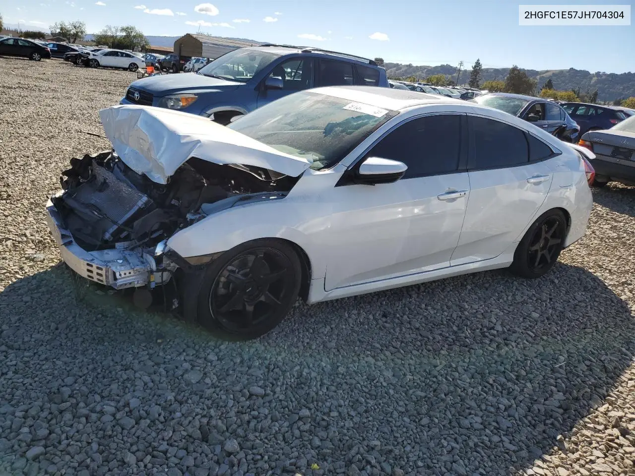 2HGFC1E57JH704304 2018 Honda Civic Si