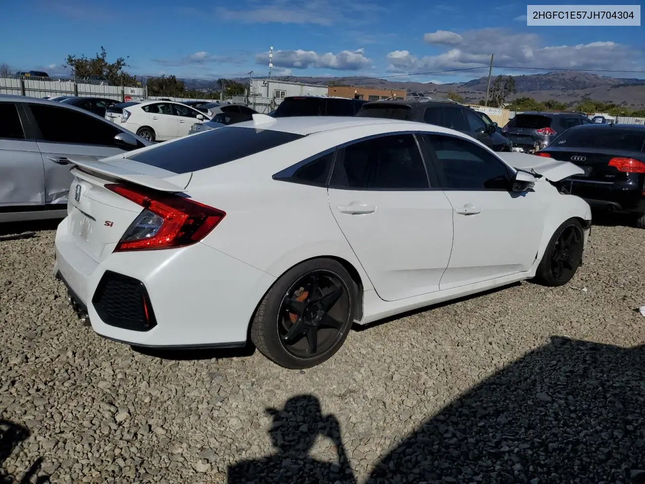 2HGFC1E57JH704304 2018 Honda Civic Si