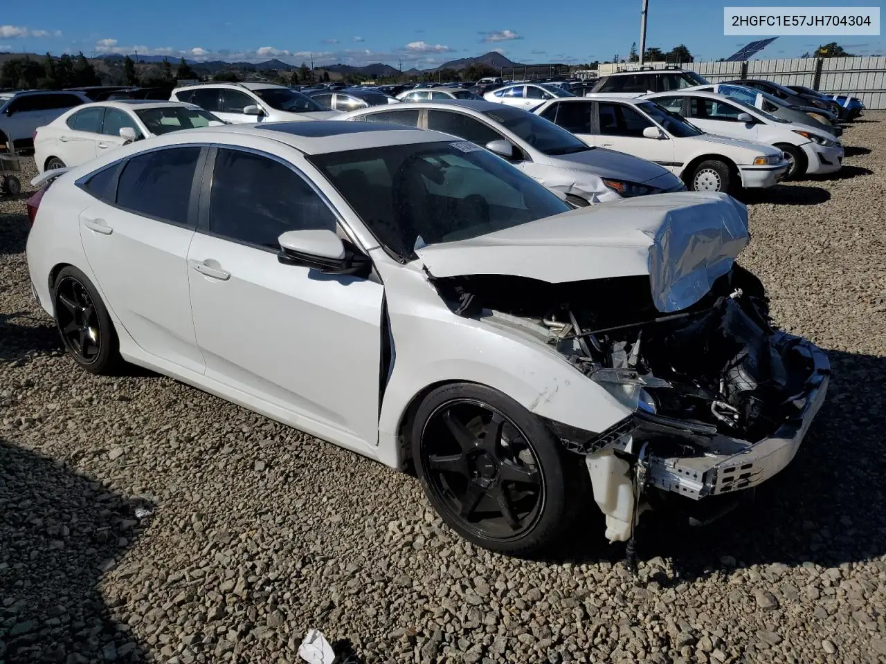 2HGFC1E57JH704304 2018 Honda Civic Si