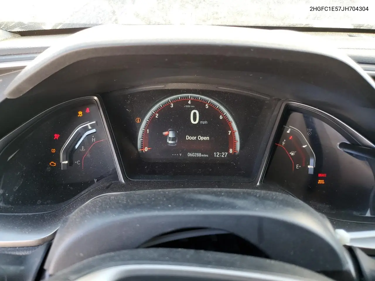 2HGFC1E57JH704304 2018 Honda Civic Si