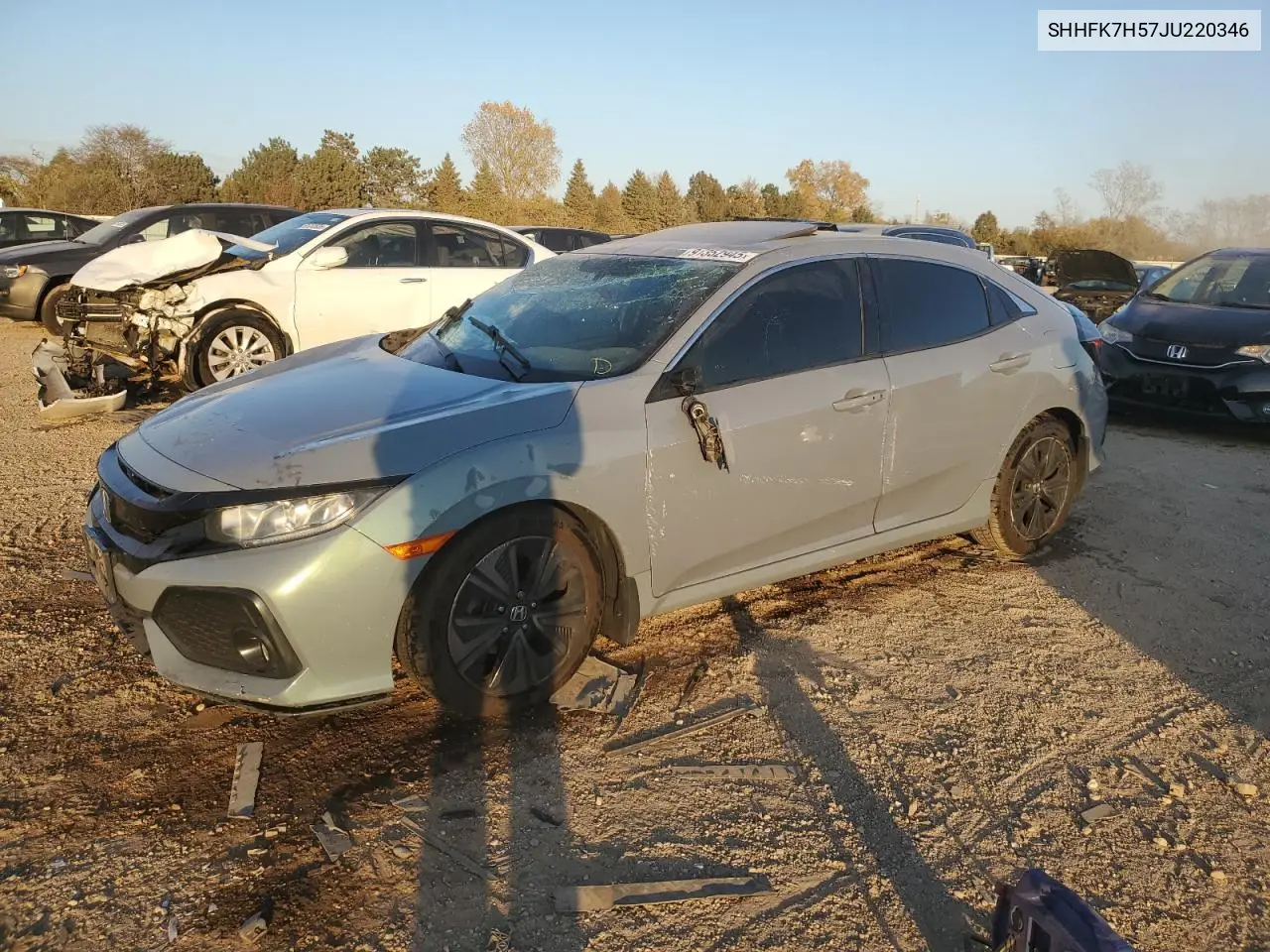 SHHFK7H57JU220346 2018 Honda Civic Ex
