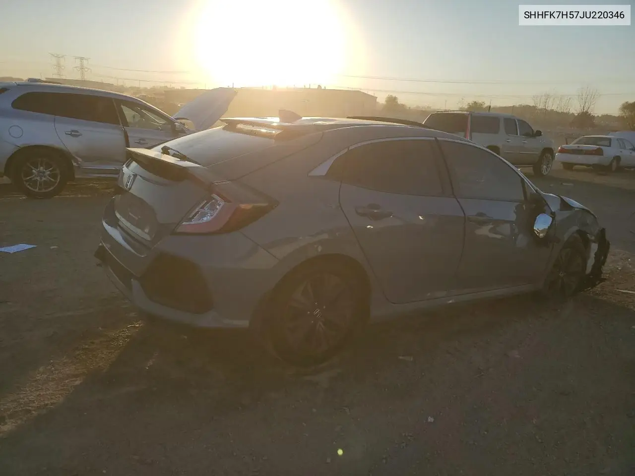 SHHFK7H57JU220346 2018 Honda Civic Ex