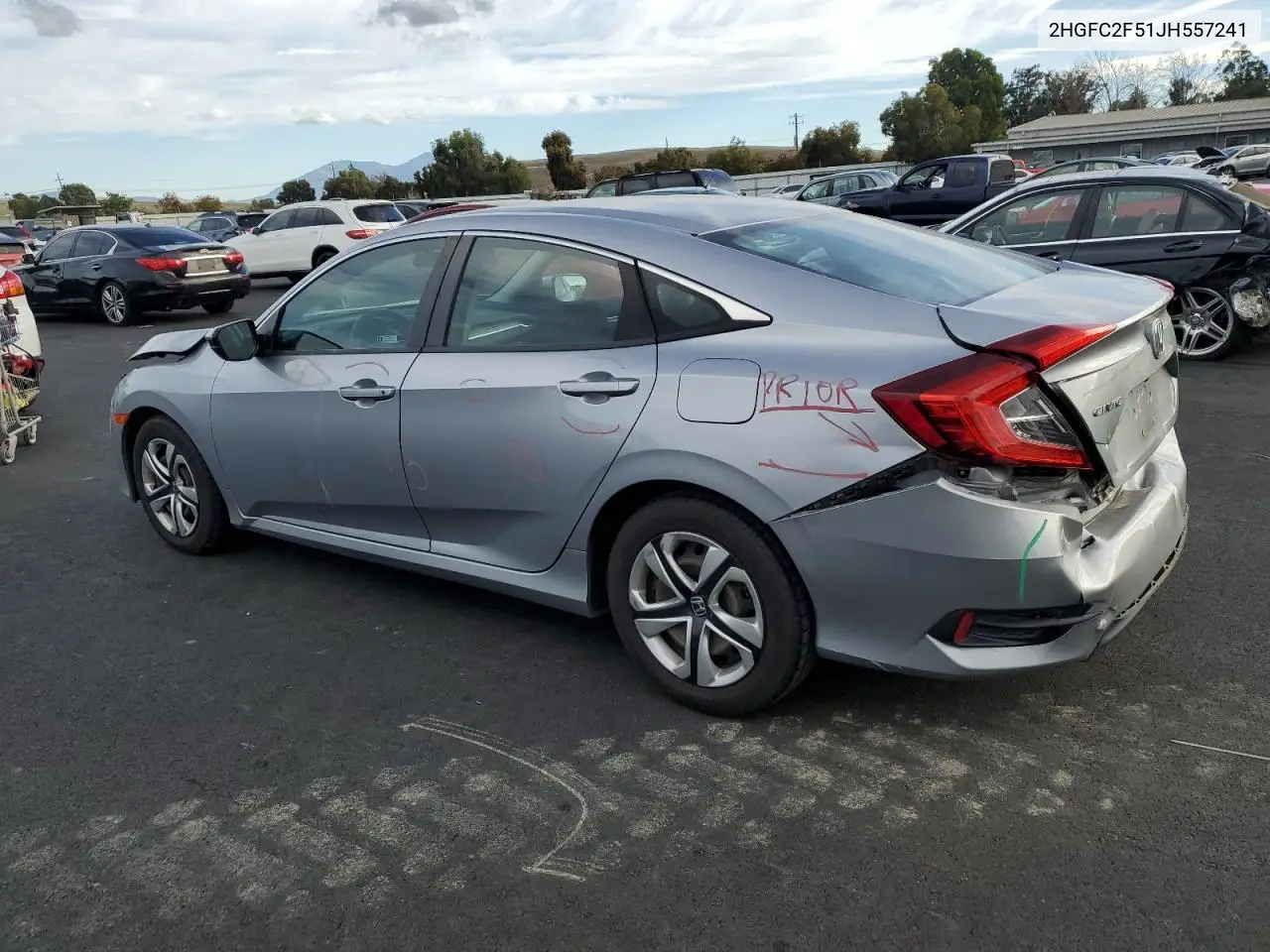 2HGFC2F51JH557241 2018 Honda Civic Lx