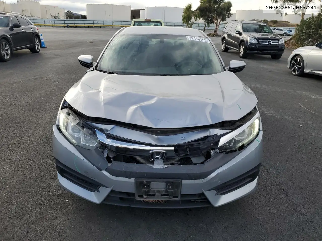 2HGFC2F51JH557241 2018 Honda Civic Lx