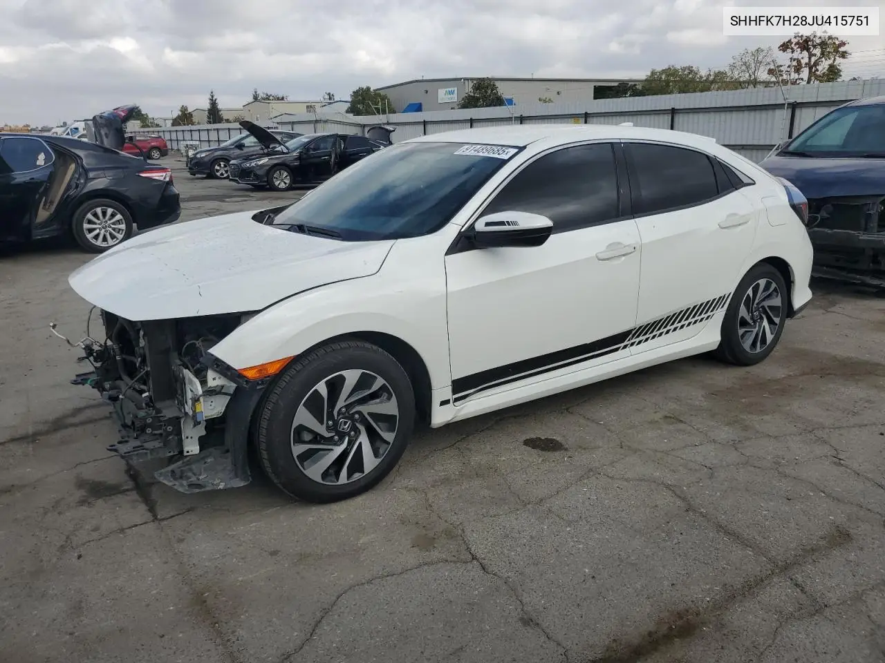 SHHFK7H28JU415751 2018 Honda Civic Lx